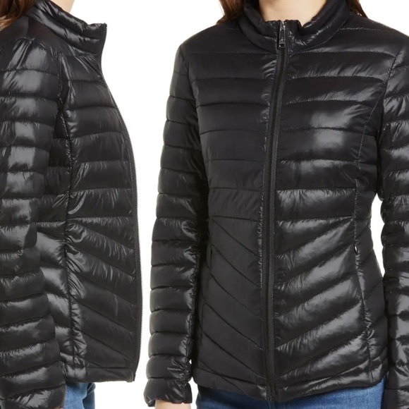 Black Packable Quilted Sam Edelman 